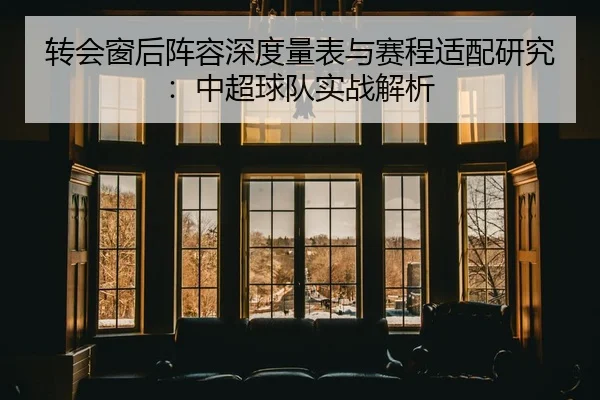 转会窗后阵容深度量表与赛程适配研究：中超球队实战解析